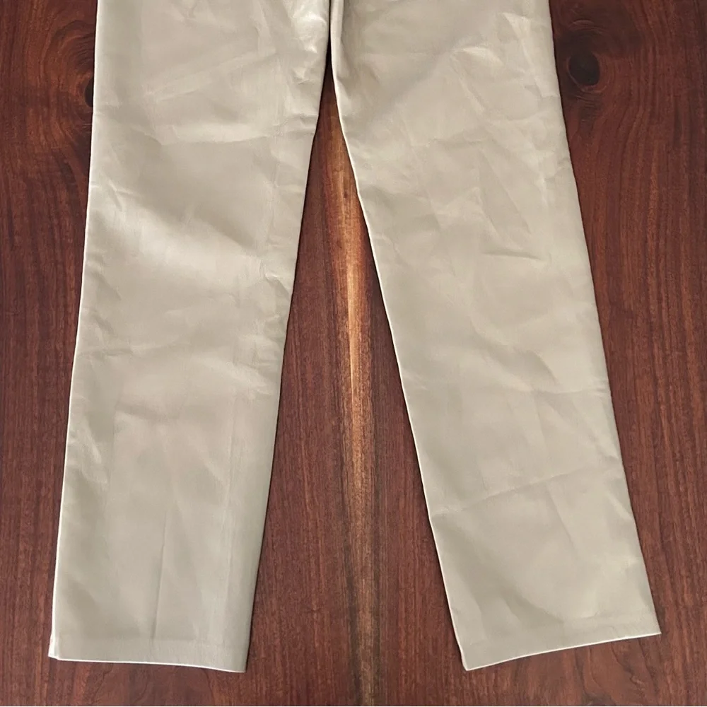 Wilfred Melina Pant Vegan Leather Dry Sage Size 10 NWT
